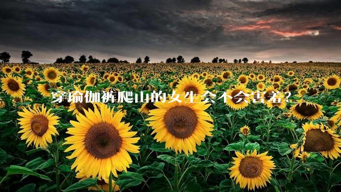 穿瑜伽裤爬山的女生会不会害羞？
